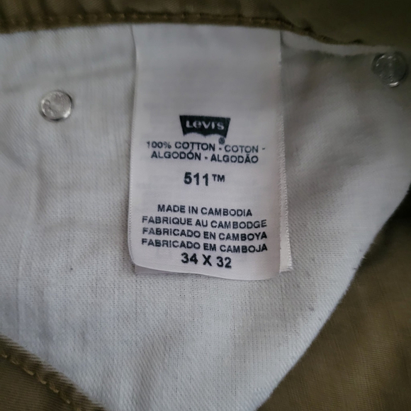 Levi's 511 Straight Jeans Size 34/32 Men's Excellent Condition - Picture 8 of 9